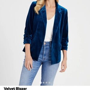 Velvet blazer